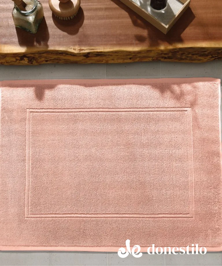 Tapete de Banheiro Florença 70X50 cm Döhler Salmão