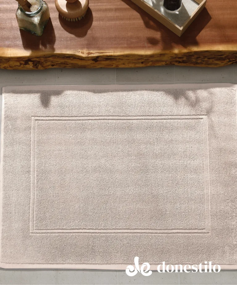 Tapete de Banheiro Florença 70X50 cm Döhler prata