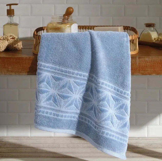 Toalha de Banhão Dohler Confort FJ7150 90 cm X 1,50 m azul