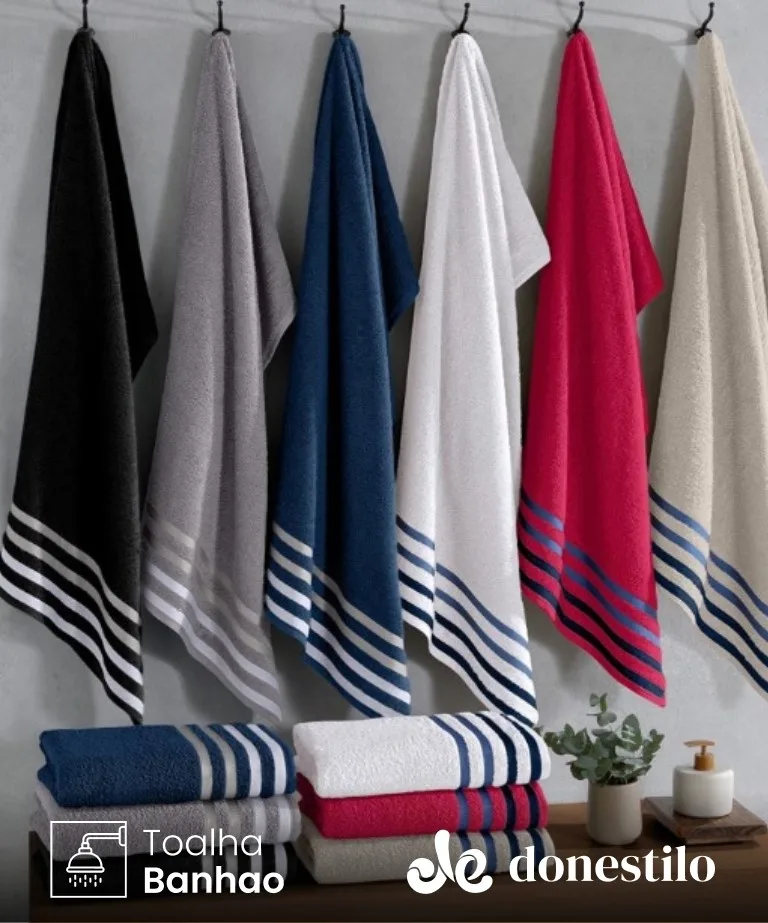 Toalha de Banhão Bouton Jacquard Solare 81x150 cm