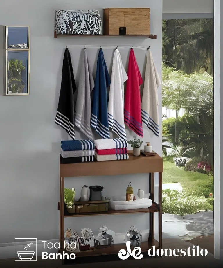 Toalha de Banho Bouton Jacquard Solare 70x140 cm