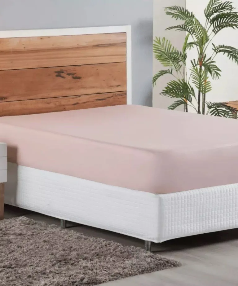 Lençol Solteiro com Elástico Texhome rose