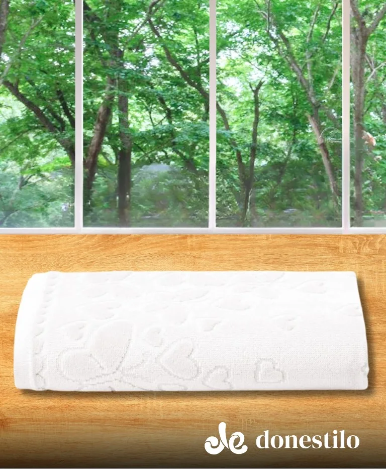 Toalha de Lavabo Dohler Romance 30X45 cm branco