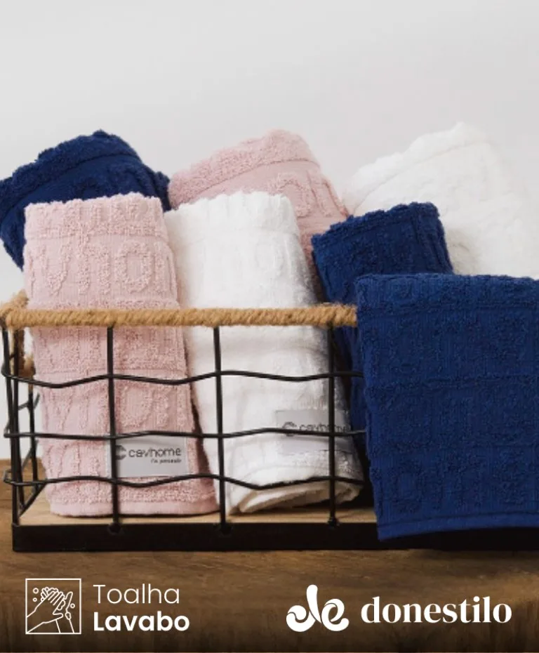 Toalha de Lavabo Cavhome Cav 35X50 cm