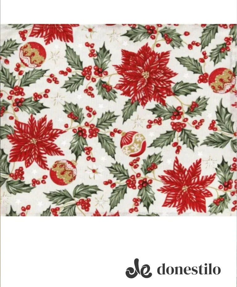 Lugar Americano Celebra Natal 106 medidas 45X35 cm Döhler galeria