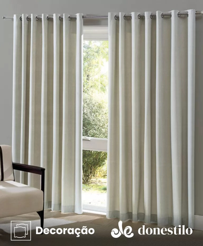 Cortina Corta Luz Döhler Manu 2,00X1,80 m