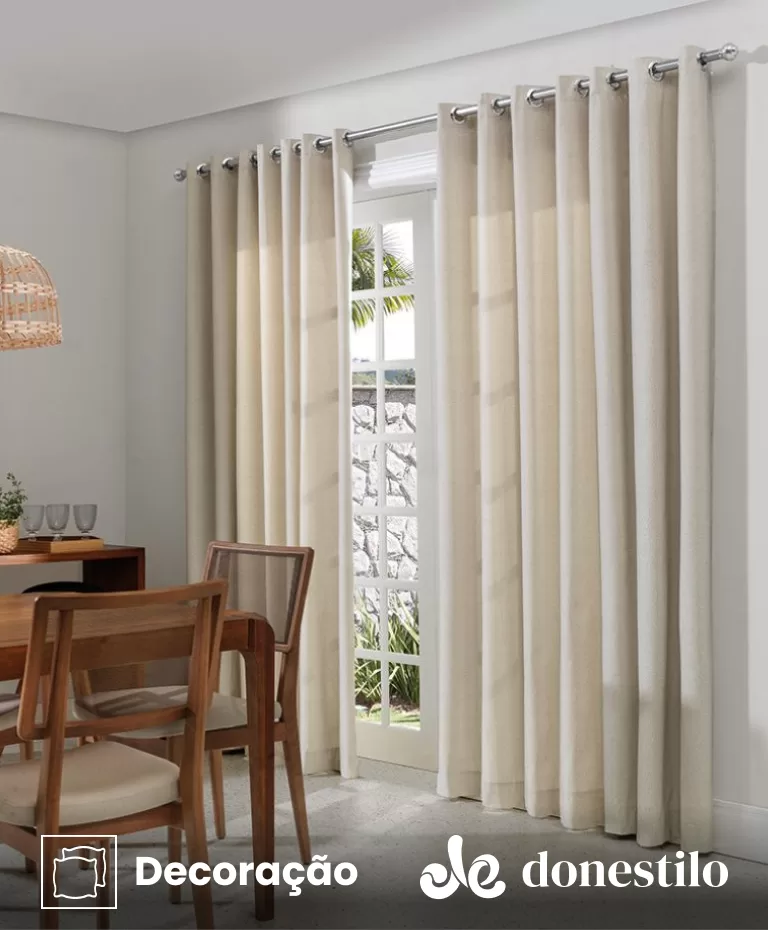 Cortina Corta Luz Döhler Nápoles 2,00X2,30 m