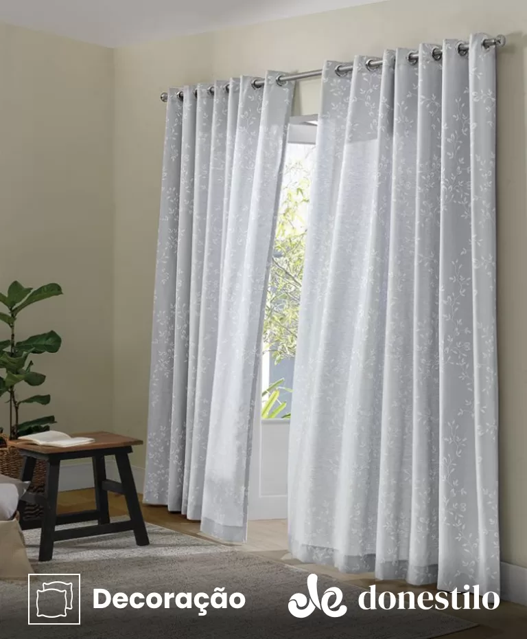 Cortina Jacquard Döhler Vivian 2,00X1,80 m