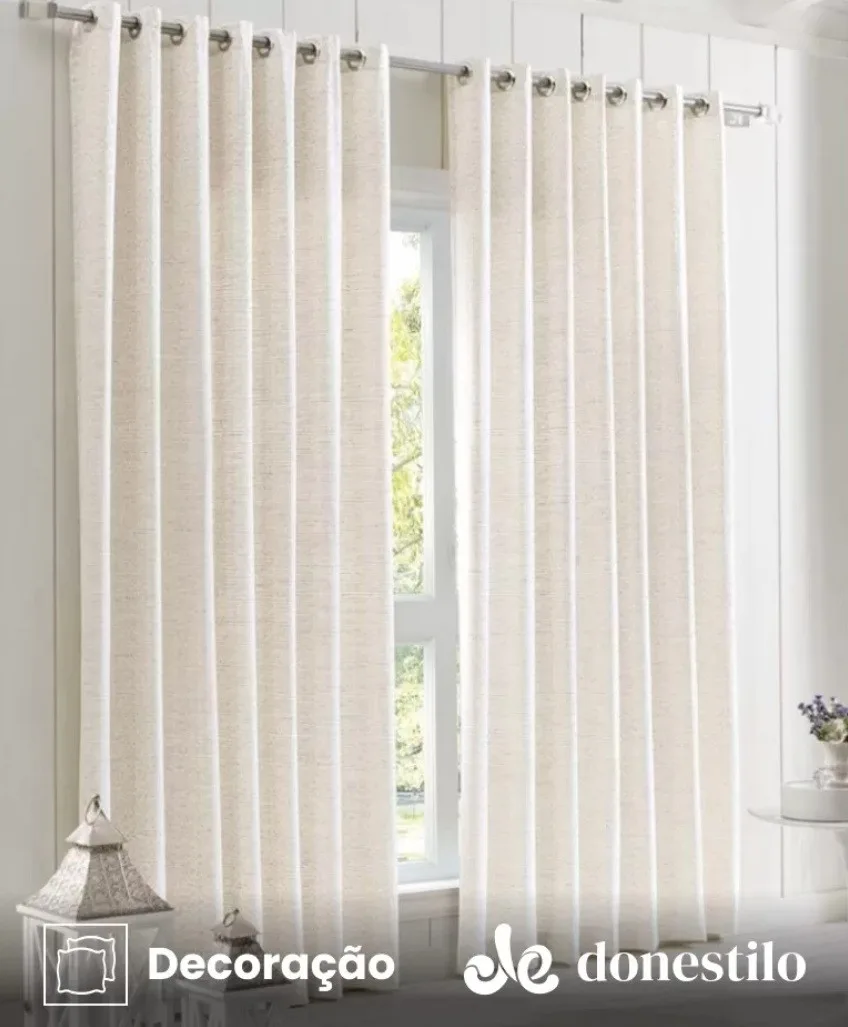 Imagen para el producto Cortina Jacquard Döhler Messina 2,00X1,80 m destacada