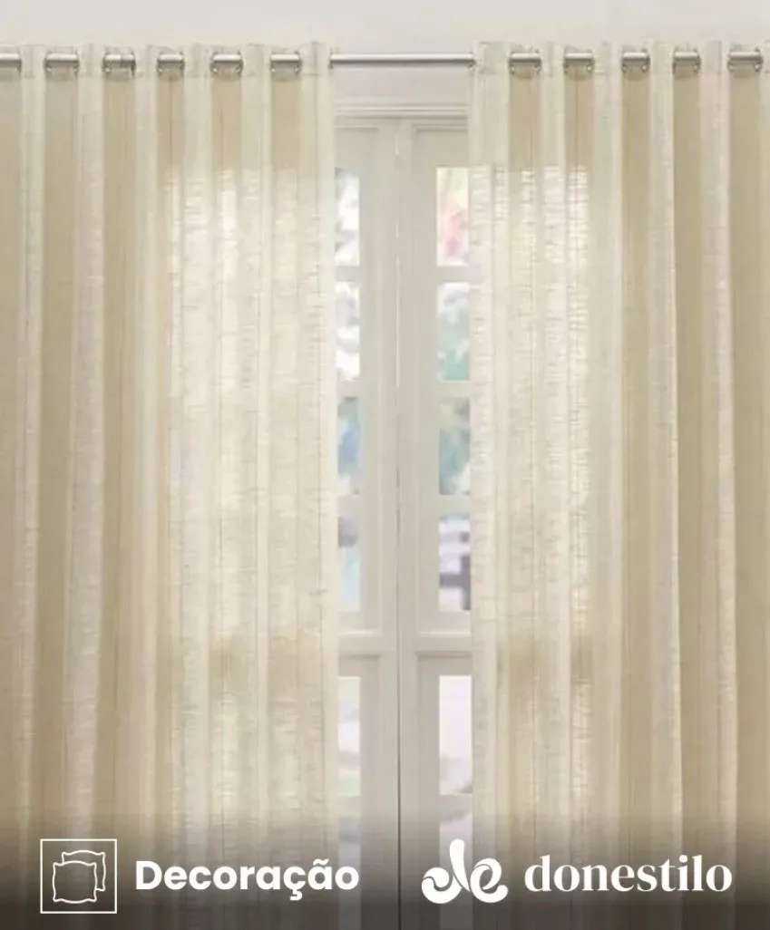 Imagen para el producto Cortina lisa Döhler Rosane 3,00x2,50 m p