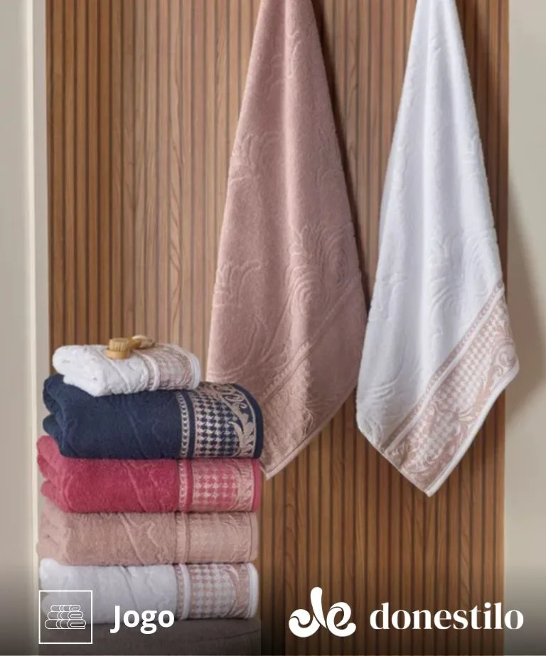 Imagen para el producto Jogo de Toalhas Atlântica 5 peças Imperial Romance