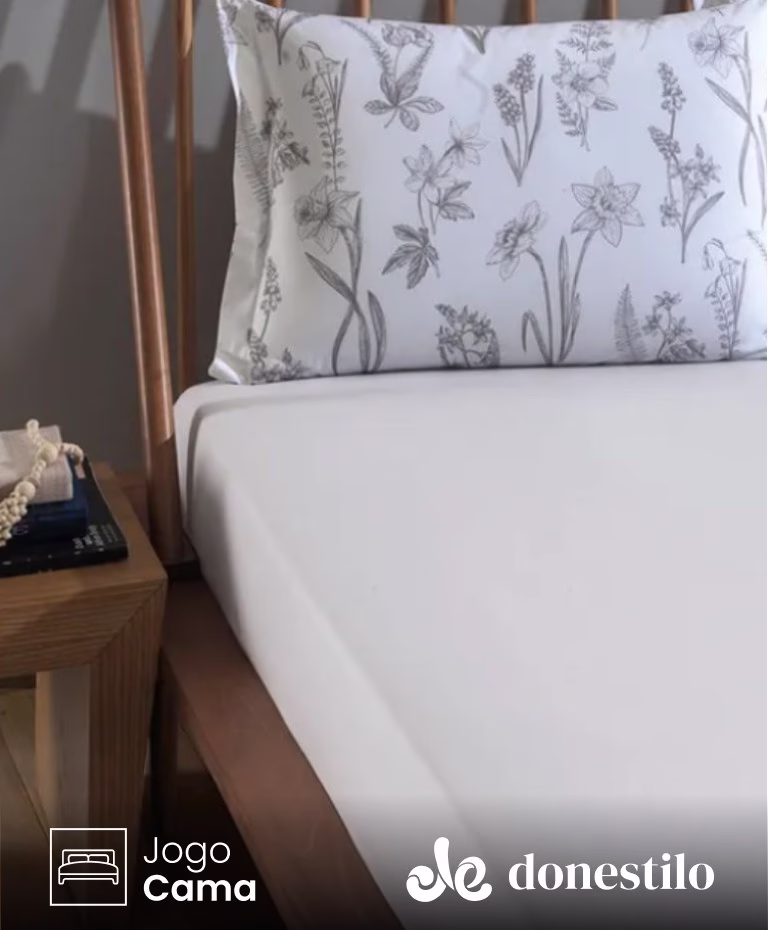 Imagen para Jogo de Cama Solteiro 2 peças Döhler Flora