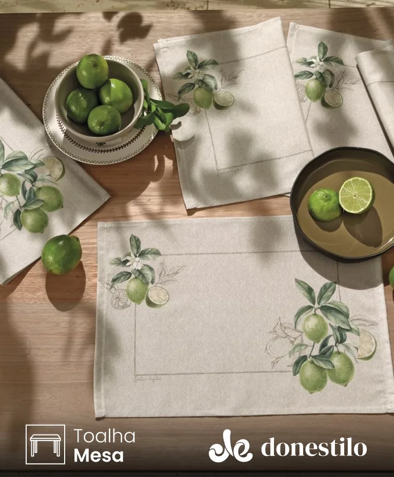 Imagen para Jogo Americano Döhler 4 peças Renova Limone 45X31 cm destacado