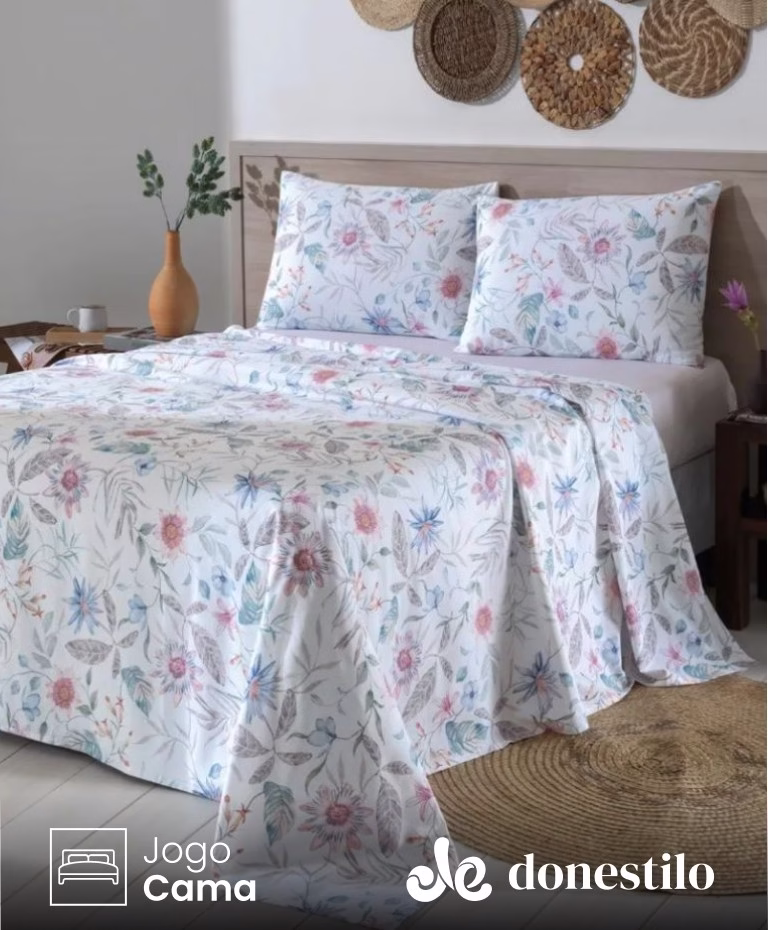 Imagen para Jogo de Cama Casal 4 peças Döhler Stella destacada