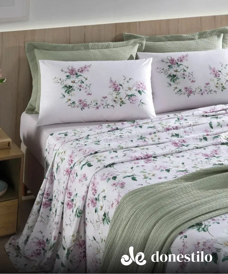 Imagen para Jogo de Cama Queen 4 peças Döhler Clara galeria 1
