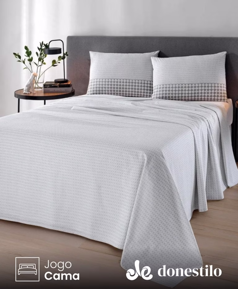 Imagen para Jogo de Cama Queen 4 peças Döhler Harmonia destacado
