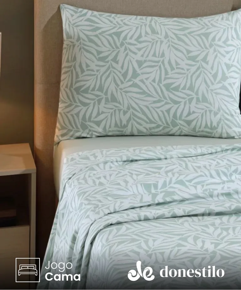 Imagen para Jogo de Cama Solteiro 3 peças Döhler Palmira destacada