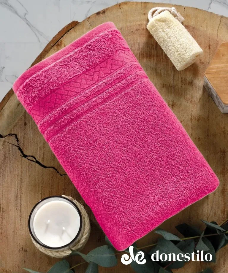 Imagen para Toalha de Rosto Döhler Premium FJ 7177 50X80 cm rosa galeria