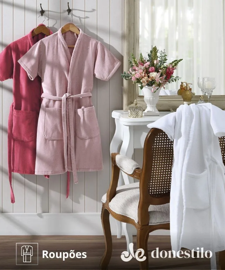 Imagen para Roupão Adulto Fiore Médio Döhler destacado