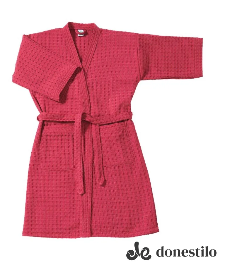 Imagen para Roupão Adulto Provença Pequeno Döhler vermelho rosado