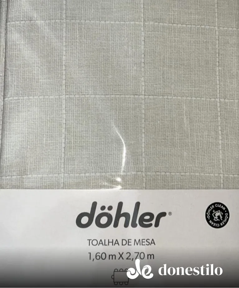 Imagen para Toalha de Mesa Retangular 8 lugares Renova Iara 1,60X2,70 m Döhler