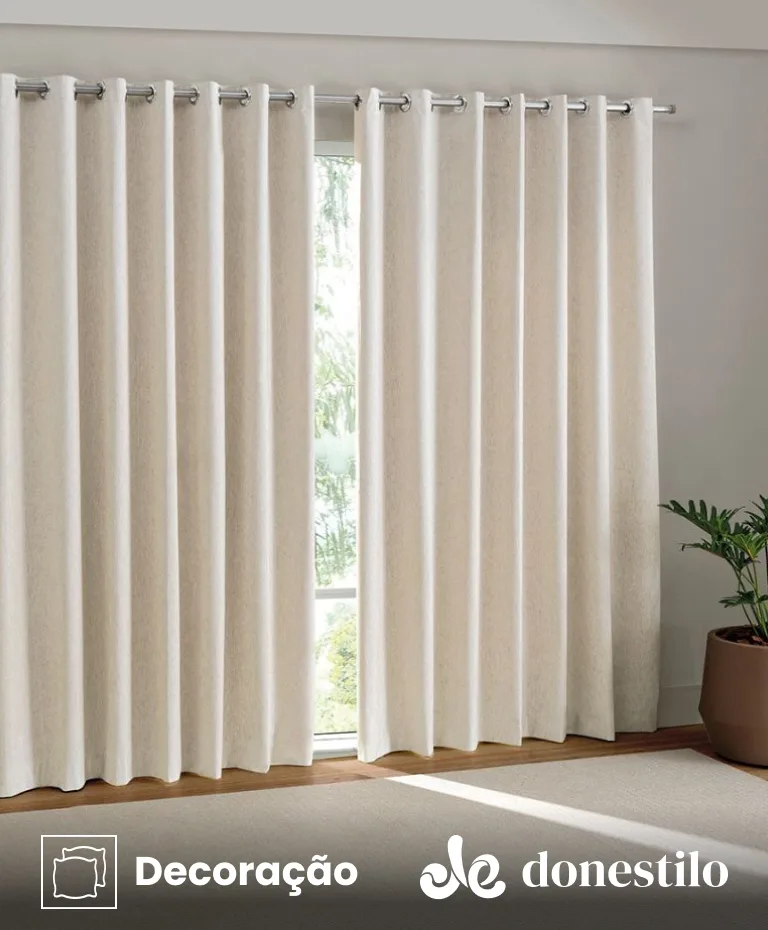 Cortina Blackout Döhler Diana 3,90 X 2,30 m imagen destacada