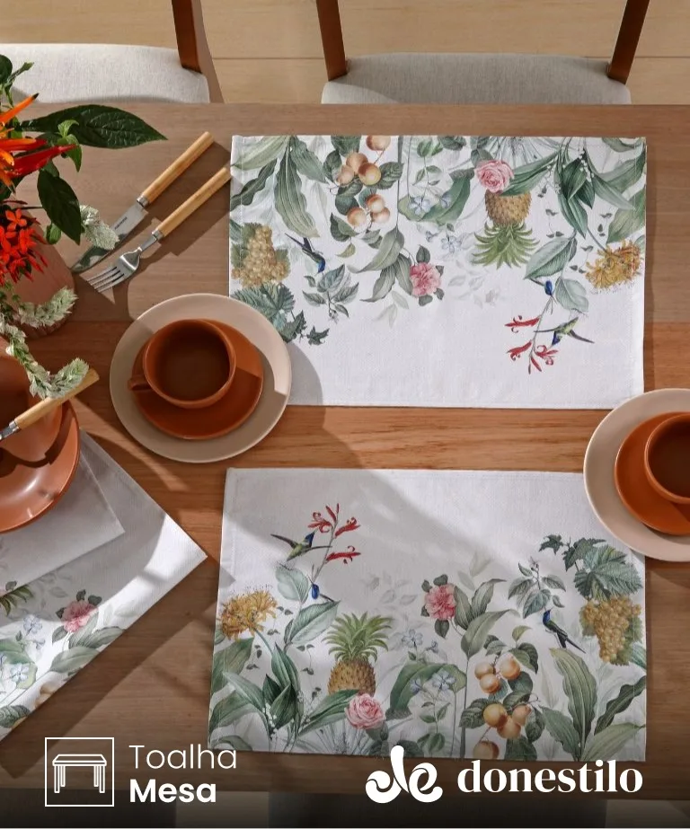 Jogo Americano Döhler 4 peças Renova Verena 45X31 cm destacada