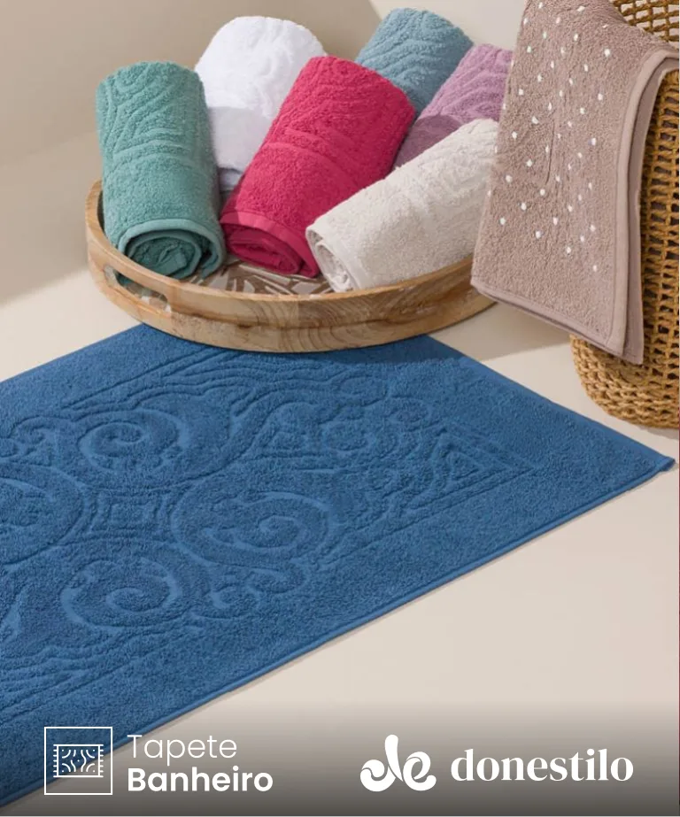 Tapete de Banheiro Ornamental 50X70 cm Valletex