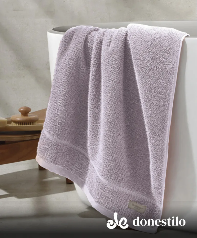 Toalha de Banho Döhler Kairo 70X1,40 m lilas