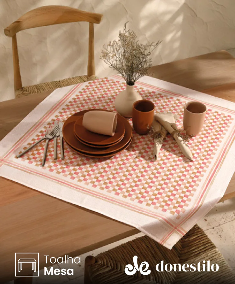 Centro de Mesa Renova Dakota 78X78 cm Döhler imagen