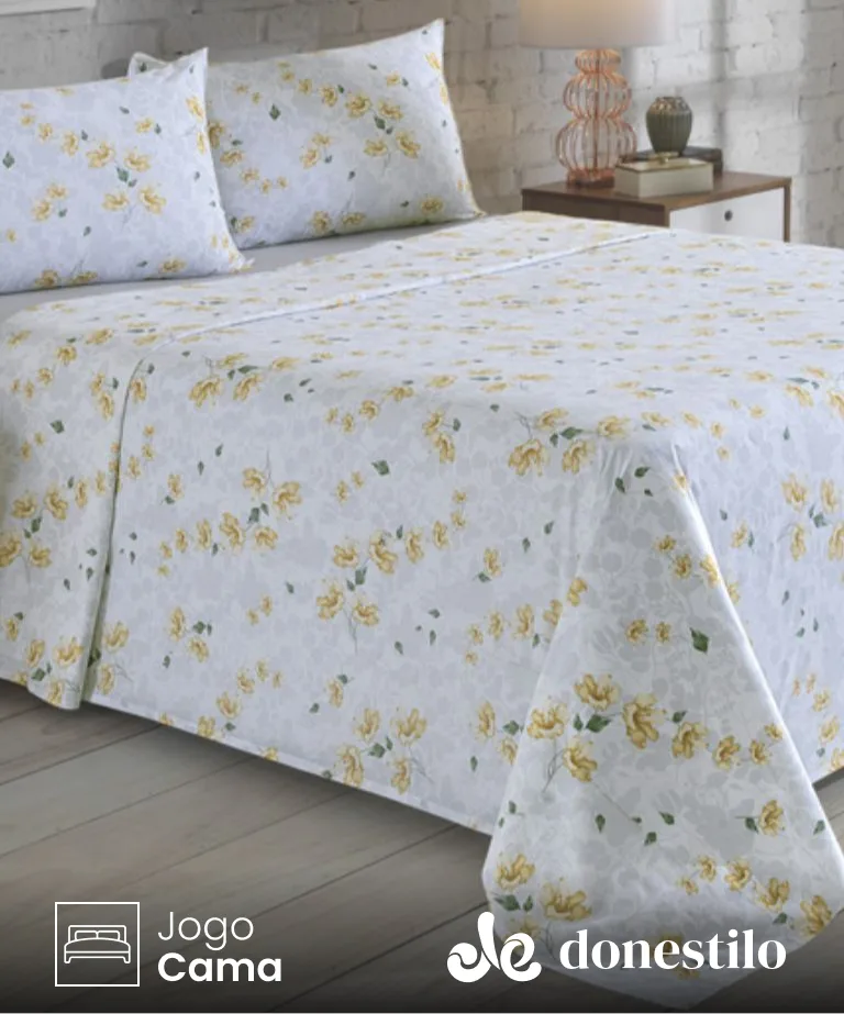 Jogo de Cama Queen 4 peças Mirelle Döhler
