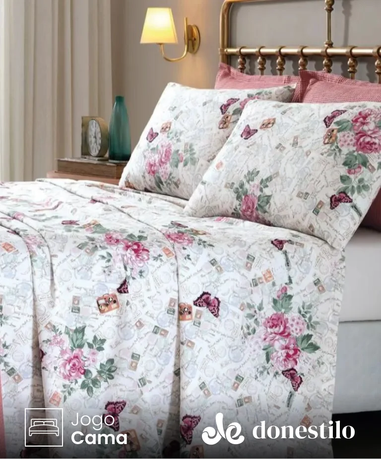 Jogo de Cama Queen 4 peças Tabata Döhler imagen