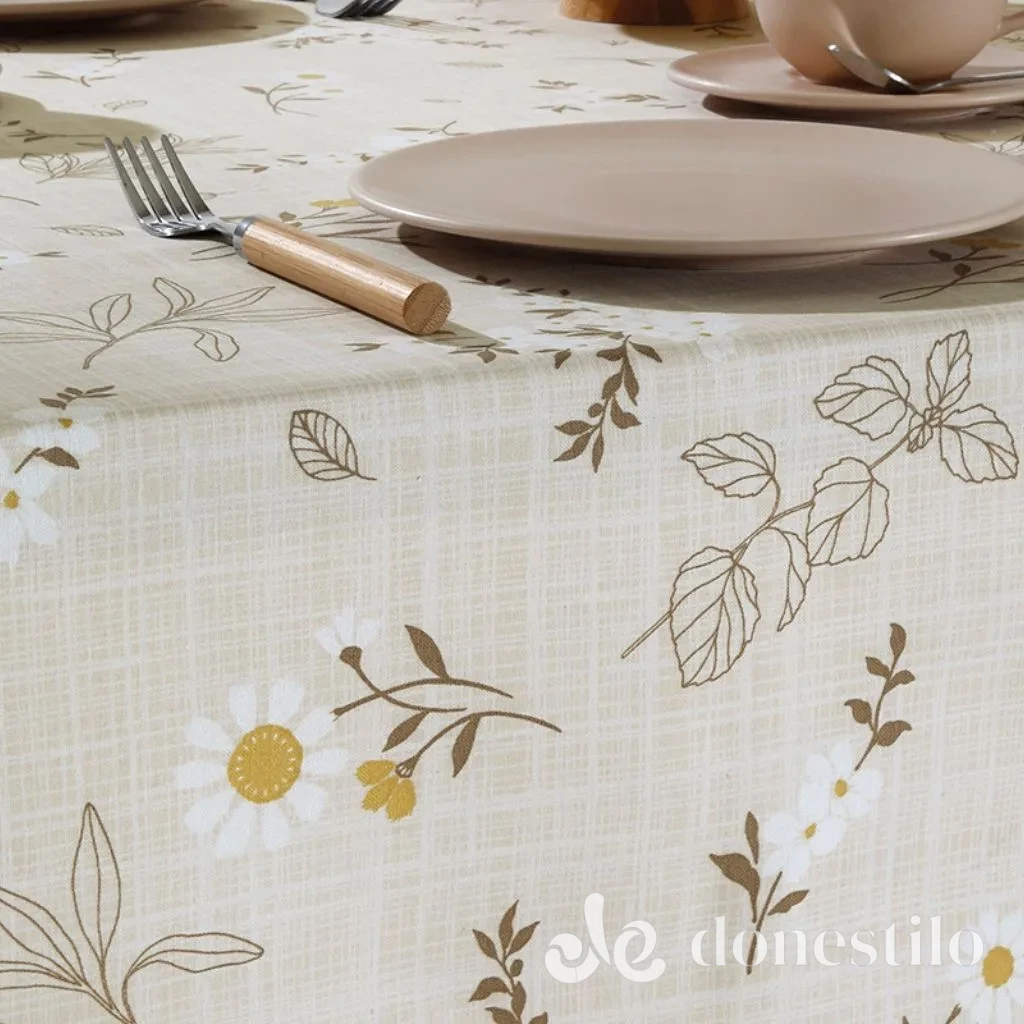 Toalha de Mesa Quadrada Athenas Esmeralda 1,40X1,40 m Döhler