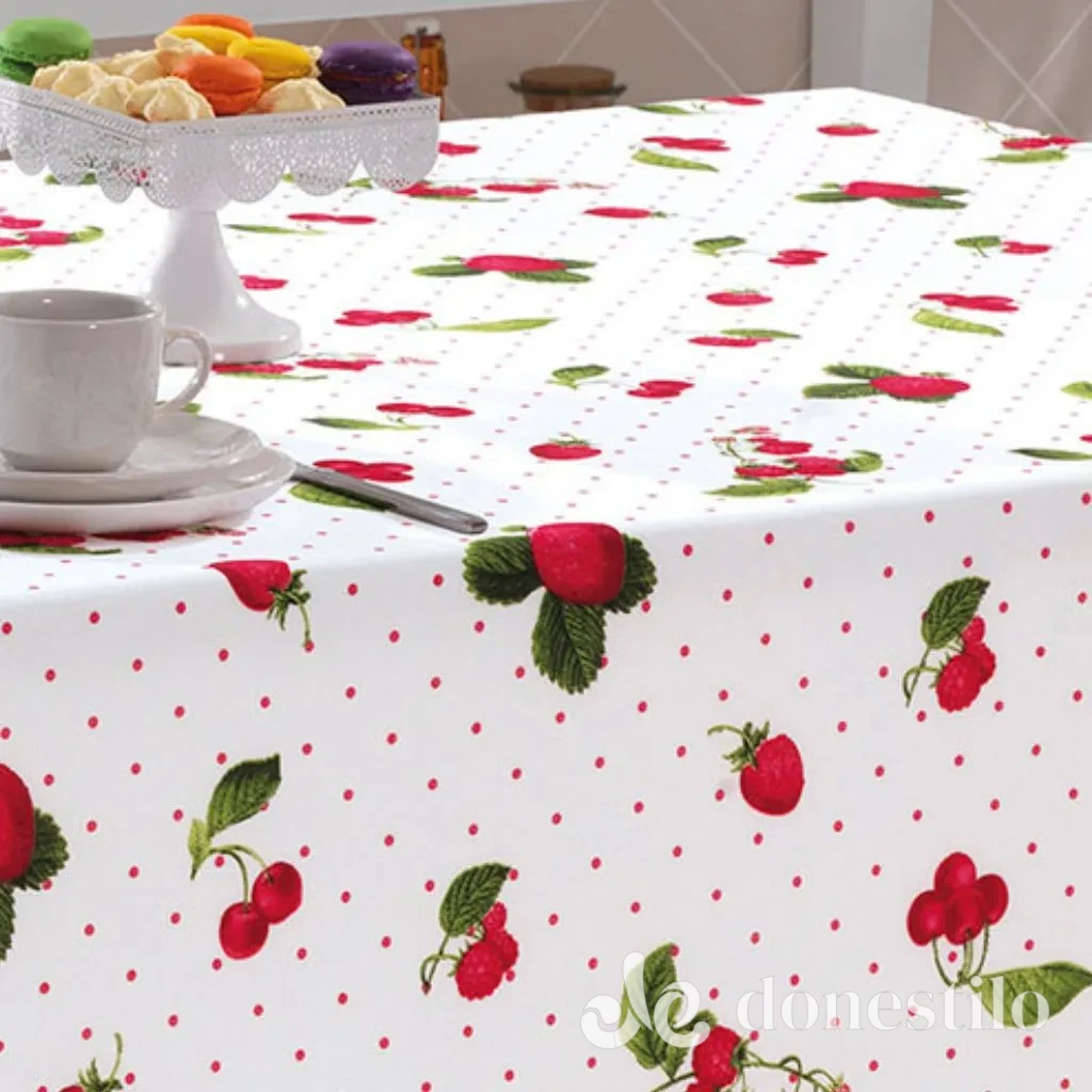 Toalha de Mesa Quadrada Athenas Iolanda 1,40X1,40 m Döhler