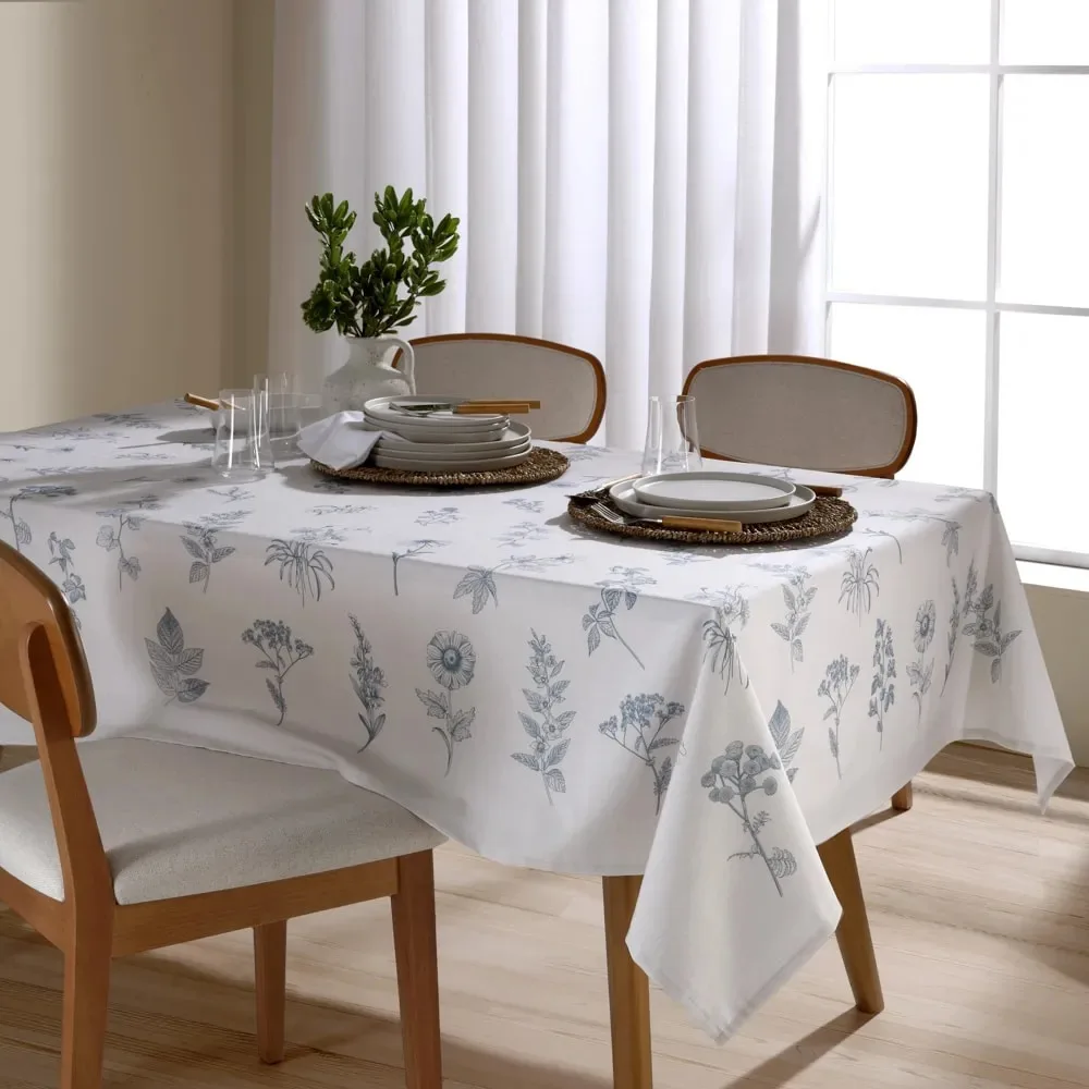 Toalha de Mesa Retangular 8 lugares Renova Ciana 1,60x2,70 m Döhler
