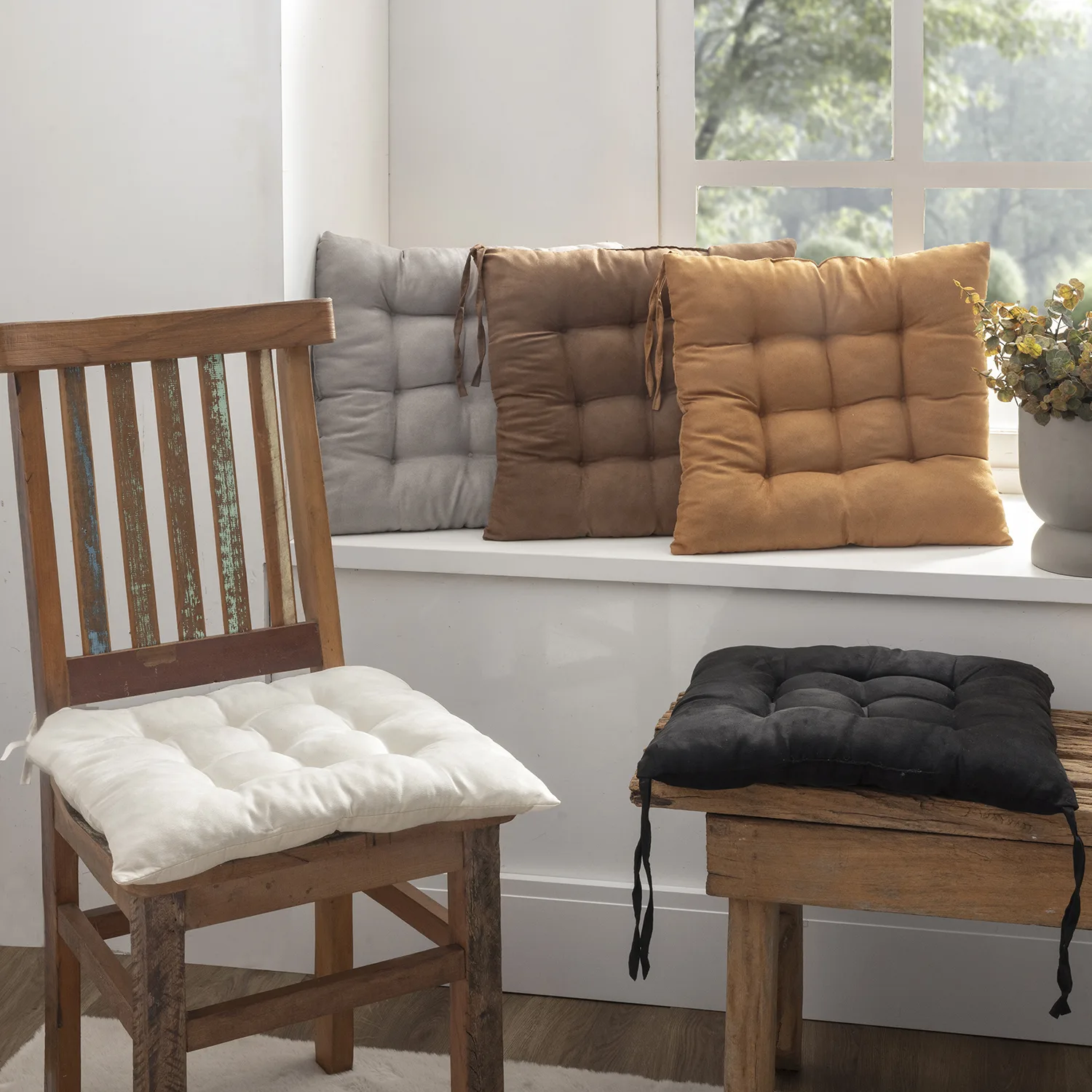 Futton - almofada de cadeira Luxus 40X40 cm Jolitex