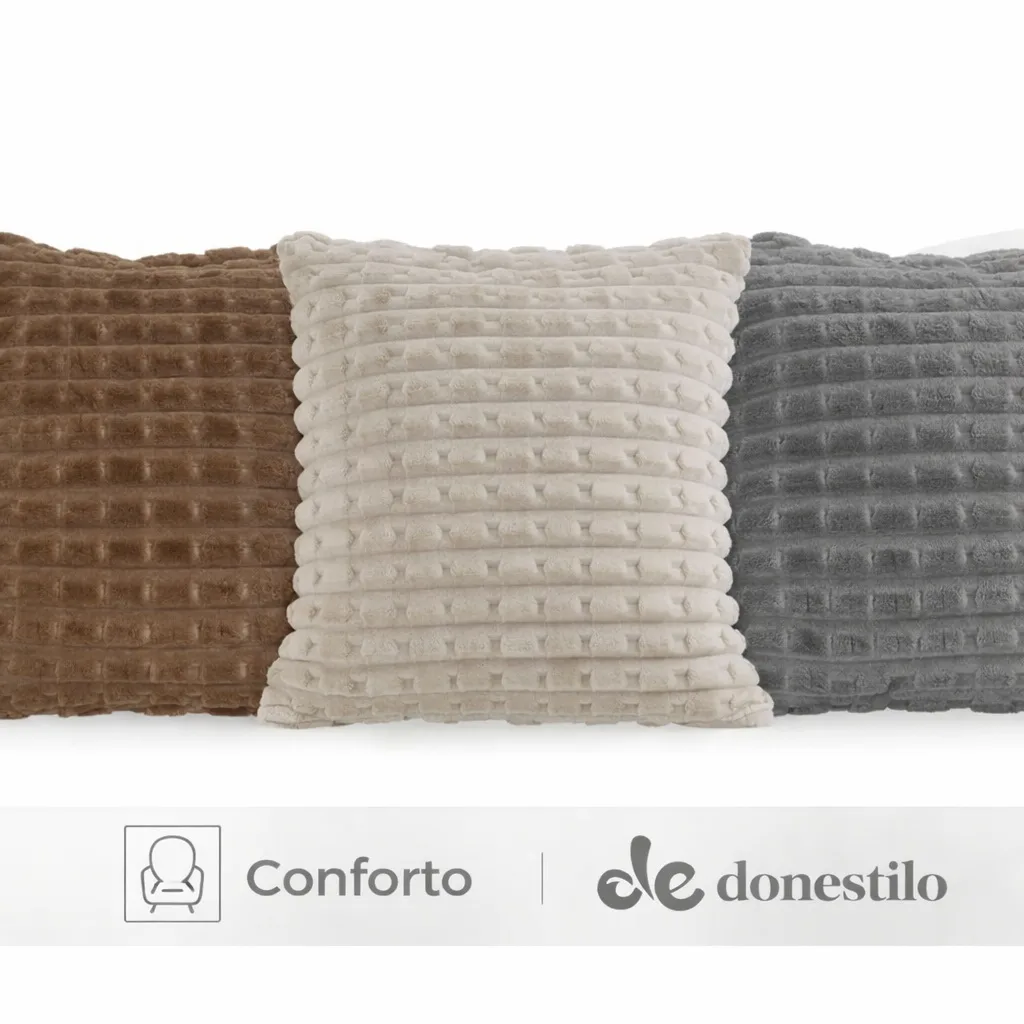 Capa de Almofada Snow 45x45 cm Jolitex ultra macia