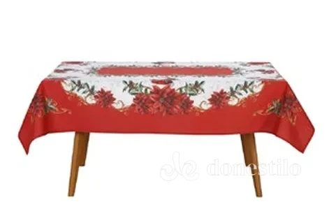 Toalha de Mesa Döhler Clean Renova Estampado Digital 1,40m x 2,10m Natal 122 - Imagem 4