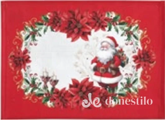 Toalha de Mesa Döhler Clean Renova Estampado Digital 1,40m x 2,10m Natal 122 - Imagem 2