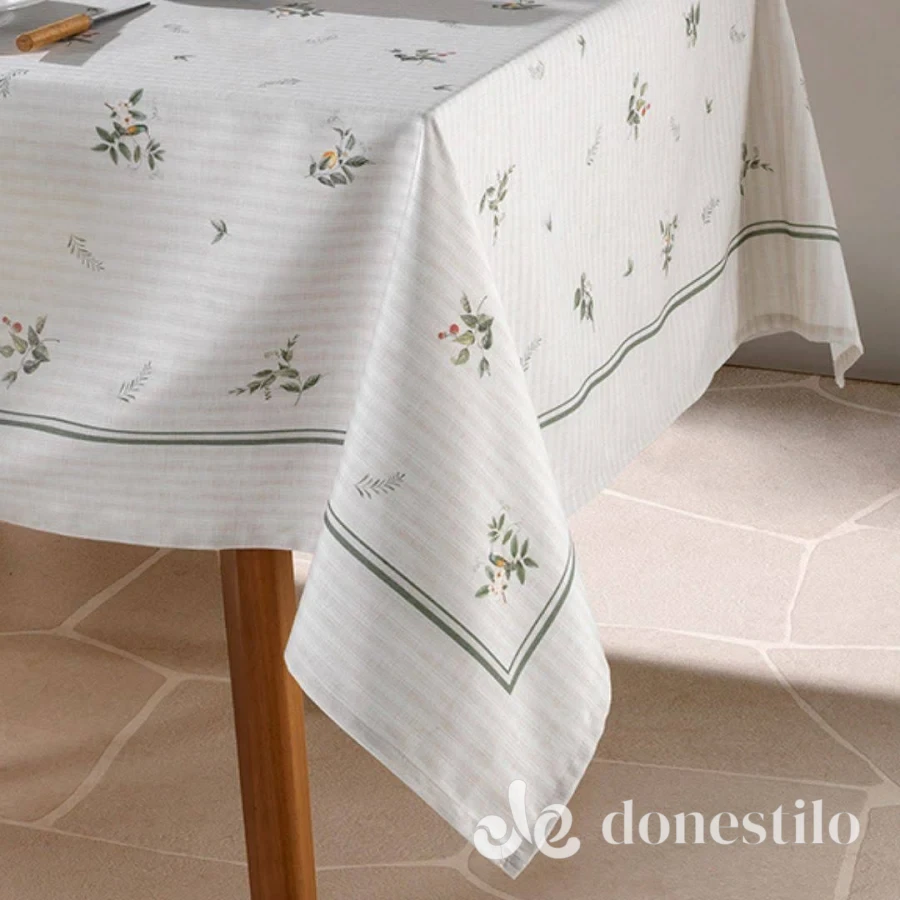 Toalha de Mesa Döhler Clean Amélia D – 6 lugares com 1,40mx2,10m - Imagem 2