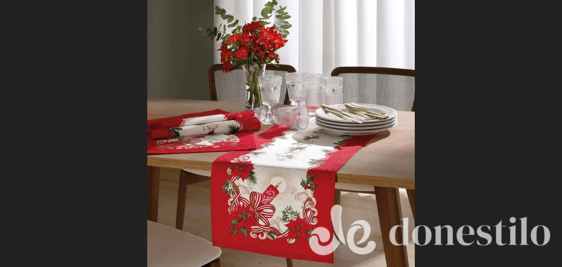 Trilho de Mesa Athenas Döhler 35x100m Natal 120 - Imagem 3