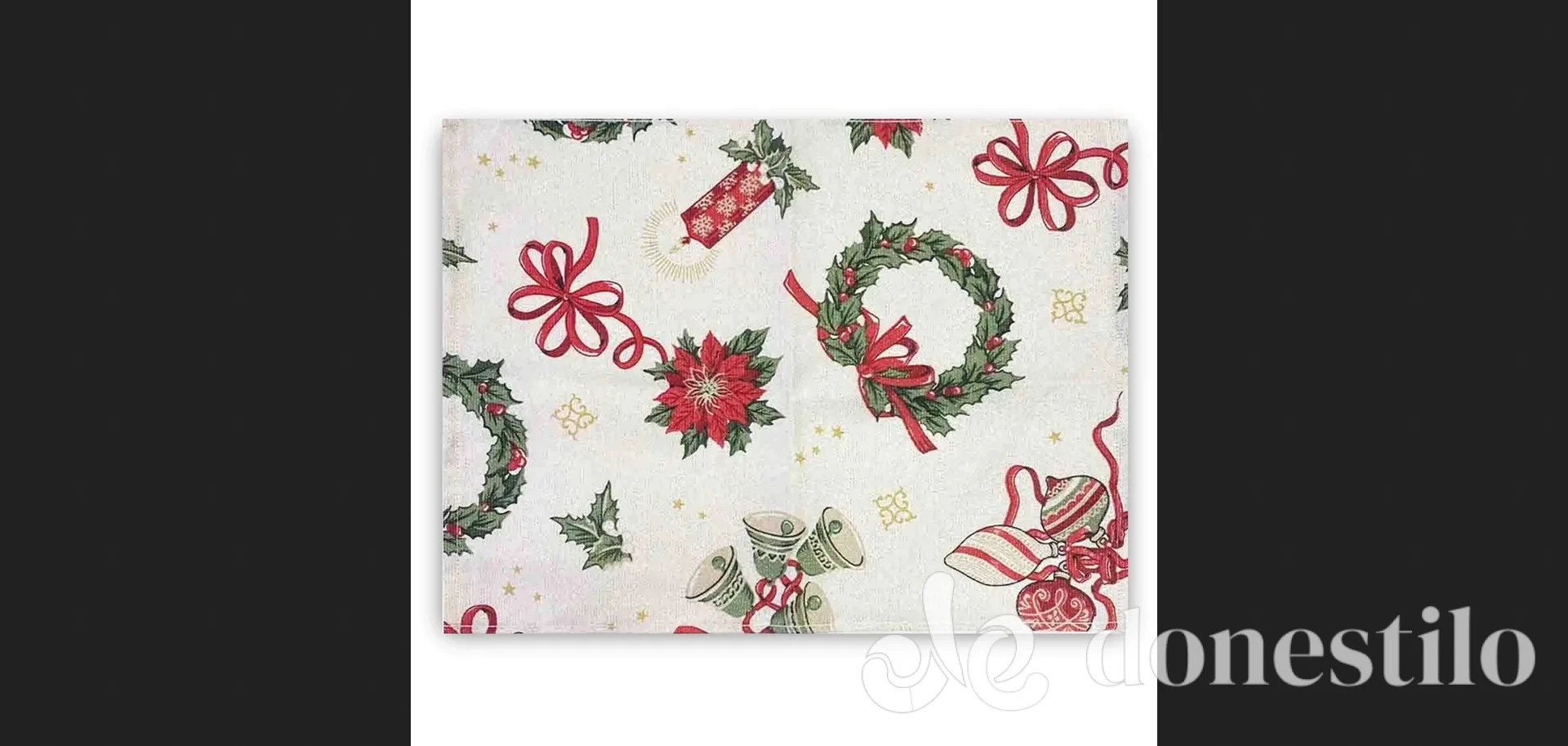 Lugar Americano Celebra Estampado Döhler 45x35cm Natal 121 - Imagem 2