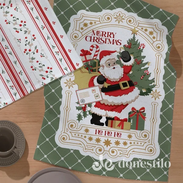 Pano de Copa Prata Döhler 45X65cm Natal 130 - Imagem 2