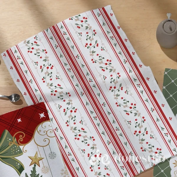 Pano de Copa Prata Döhler 45X65cm Natal 130 - Imagem 3