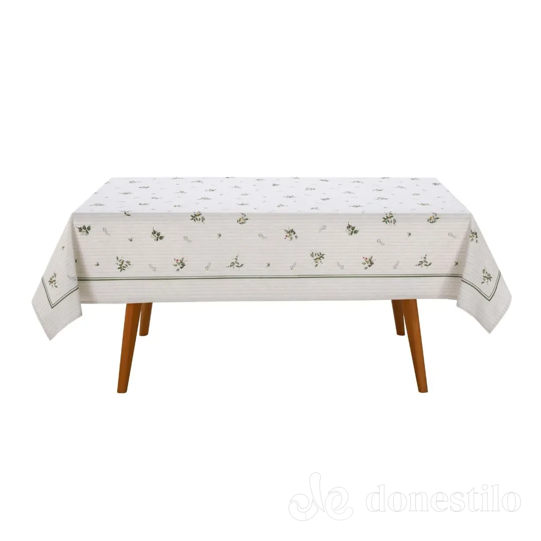 Toalha de Mesa Döhler Clean Amélia D – 6 lugares com 1,40mx2,10m - Imagem 3